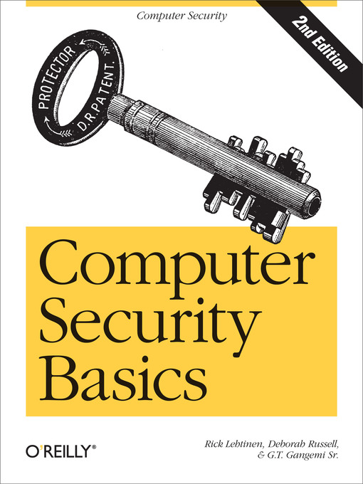 Title details for Computer Security Basics by Rick Lehtinen - Available